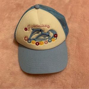 Paradise Dolphin tropical Y2k hat